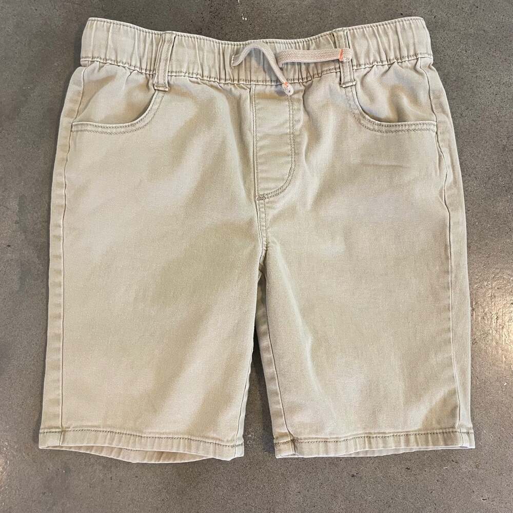 Arizona Jean Co Kahki casual elastic waist school uniform boys shorts size 10